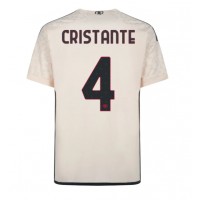 Billiga AS Roma Bryan Cristante #4 Borta fotbollskläder 2023-24 Kortärmad